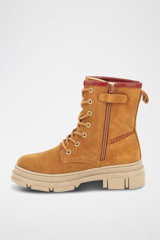 Botinhas em nobuck Kick Goji - Camel