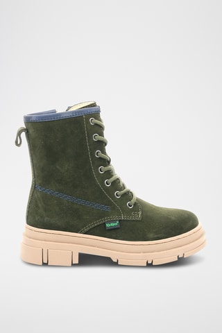 Botinhas em nobuck Kick Goji - Caqui