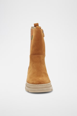 Botins em nobuck Kick Goz - Camel