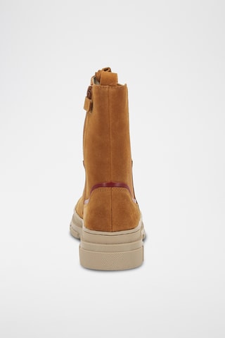 Botins em nobuck Kick Goz - Camel