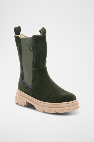 Botins em nobuck Kick Goz - Caqui