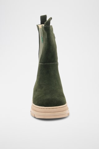 Botins em nobuck Kick Goz - Caqui