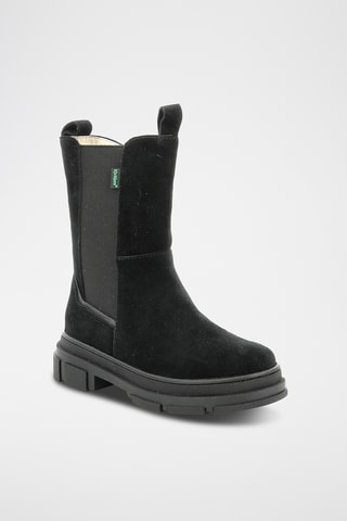 Botins em nobuck Kick Goz - Preto