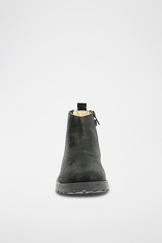 Botins em couro Groofit - Preto
