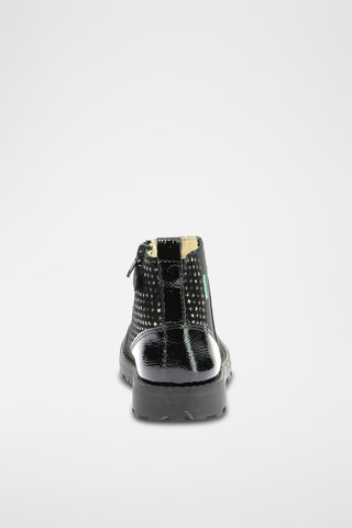 Botins em couro Groofit - Preto