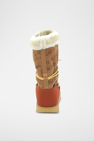 Botins forrados em nobuck Kick Neosnow - Camel