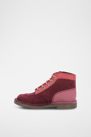 Botins em couro Col - Rosa