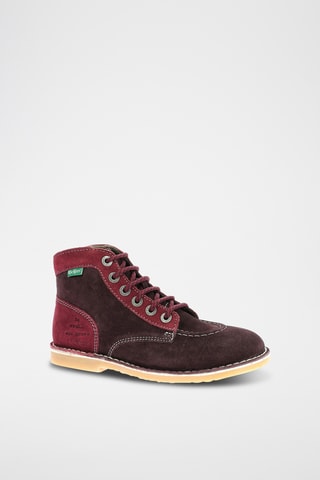 Botins em nobuck Kick Legemd - Vermelho e bordô