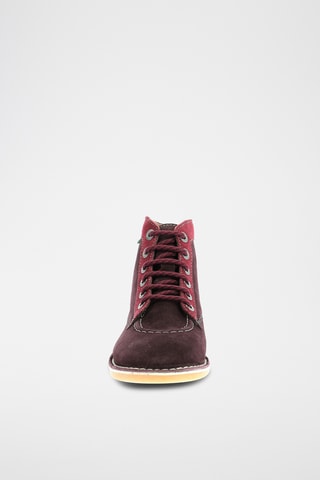 Botins em nobuck Kick Legemd - Vermelho e bordô
