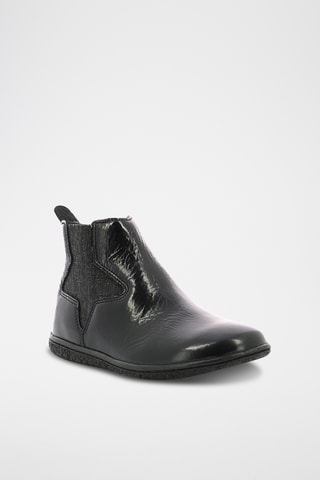Botins em couro envernizado Vermillon - Preto