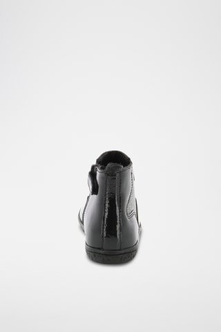 Botins em couro envernizado Vermillon - Preto