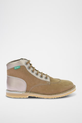 Botins em couro Kick Legemd - Camel