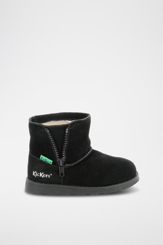 Botins forrados em nobuck Aldiza - Preto