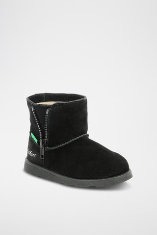 Botins forrados em nobuck Aldiza - Preto