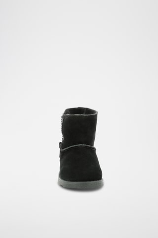 Botins forrados em nobuck Aldiza - Preto
