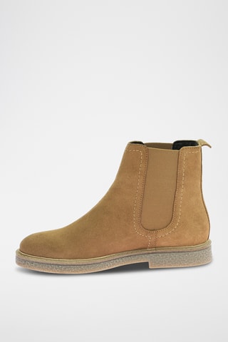 Botins Chelsea em nobuck Kick Lorel - Camel