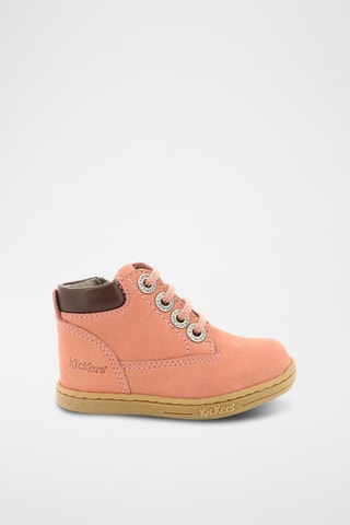 Botinhas em couro Tackland - Rosa