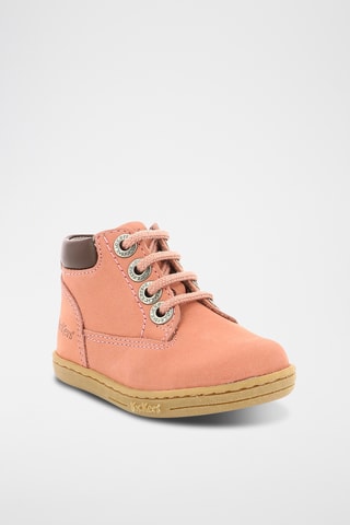 Botinhas em couro Tackland - Rosa