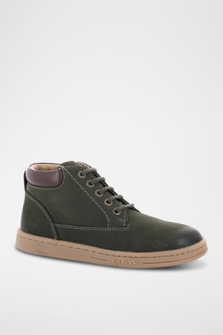 Botinhas em couro Tackland - Caqui