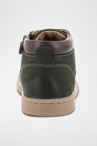 Botinhas em couro Tackland - Caqui