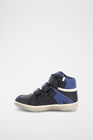 Sapatilhas subidas forradas Lohan - Azul e branco
