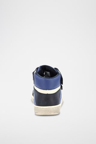 Sapatilhas subidas forradas Lohan - Azul e branco