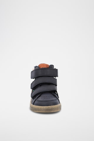 Sapatilhas subidas forradas Lohan - Preto e camel