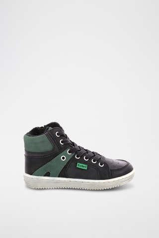 Sapatilhas subidas forradas Lowell - Preto