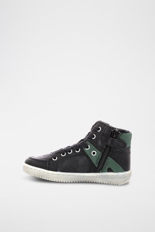 Sapatilhas subidas forradas Lowell - Preto