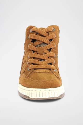 Sapatilhas subidas em nobuck - Camel
