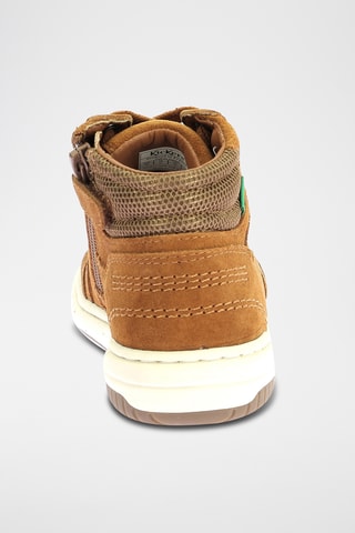 Sapatilhas subidas em nobuck - Camel