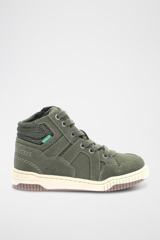 Sapatilhas subidas em nobuck Kick90 - Caqui