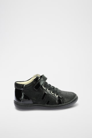 Sapatilhas em couro Kickpomid - Preto
