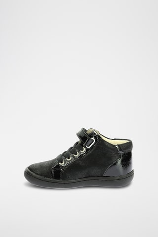 Sapatilhas em couro Kickpomid - Preto