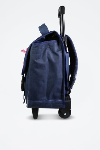 Cartable à roulettes Lili Lou - Bleu