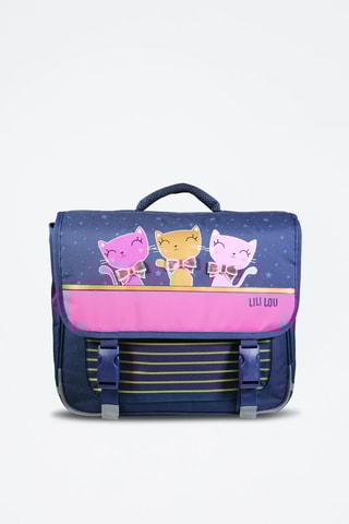 Cartable Lili Lou X Phileas - Bleu marine