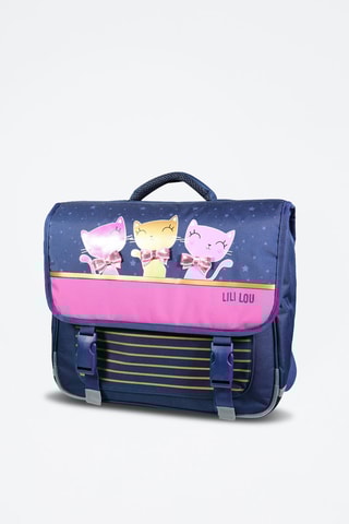 Cartable Lili Lou X Phileas - Bleu marine