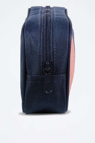 Trousse - Bleu marine et rose