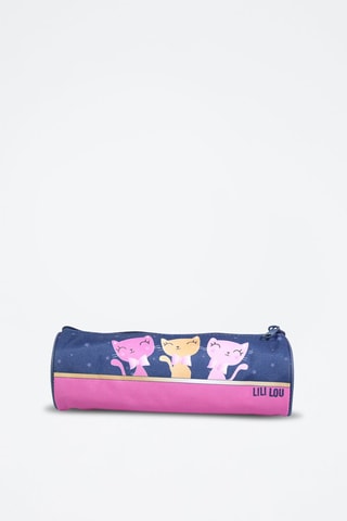 Trousse Lili lou - Bleu et rose