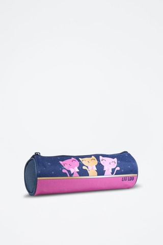 Trousse Lili lou - Bleu et rose