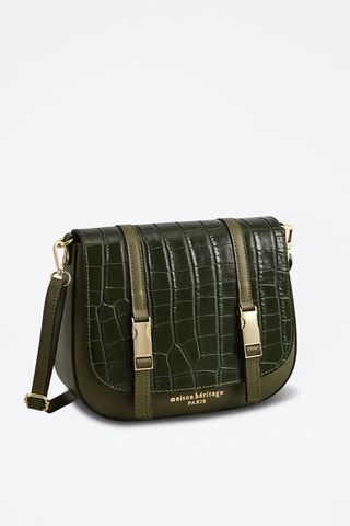 Sac bandoulière en cuir Tex - Vert