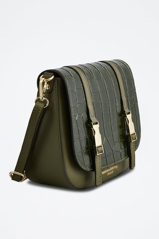 Sac bandoulière en cuir Tex - Vert