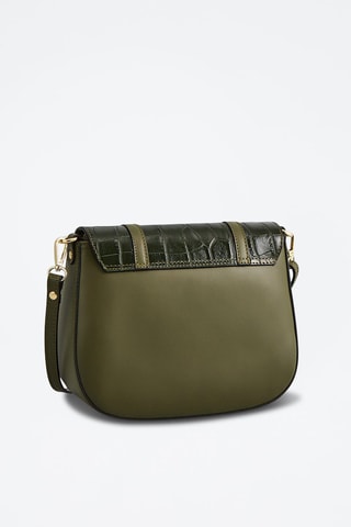 Sac bandoulière en cuir Tex - Vert