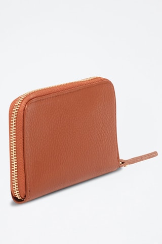 Porte-monnaie en cuir Moni - Camel