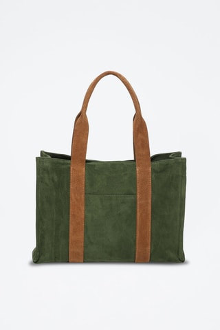 Cabas en cuir Sky - Vert