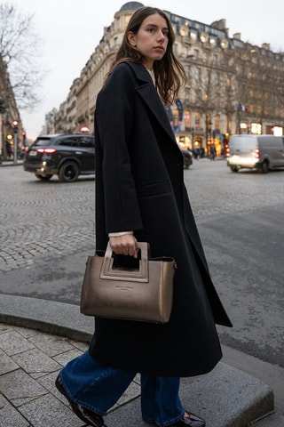 Sac à main en cuir Jini - Doré