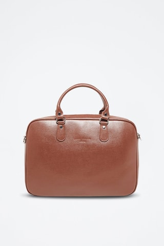 Porte-documents en cuir Xavi - Marron