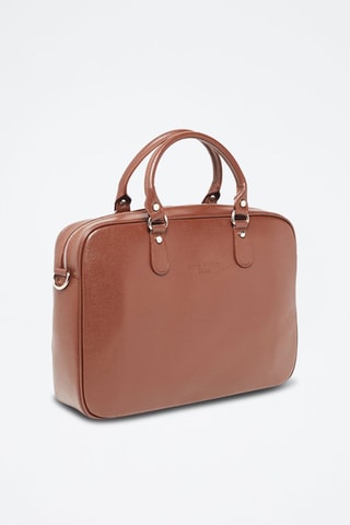 Porte-documents en cuir Xavi - Marron