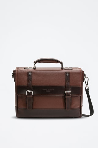 Porte-documents en cuir Paul - Marron