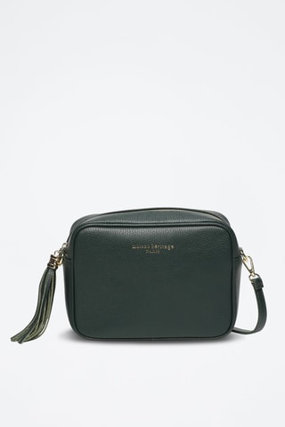 Sac bandoulière en cuir Grand Gaby - Vert